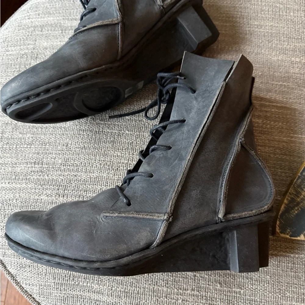 Trippen Leather Ankle Boots Women’s 40 9 - Picture 6 of 14